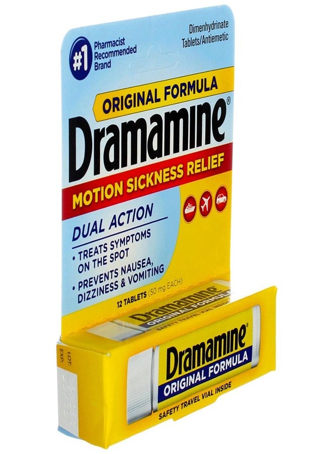 Dramamine Original Formula - 12 ct, Pack of 6 - Image 3